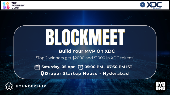 TFC Blockmeet Hyderabad - Build on XDC