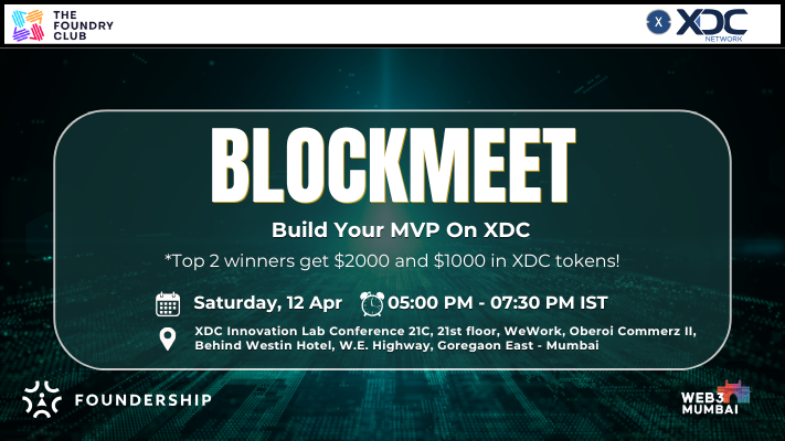 TFC Blockmeet Mumbai - Build on XDC