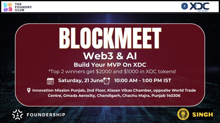 TFC Blockmeet Chandigarh- Build on XDC