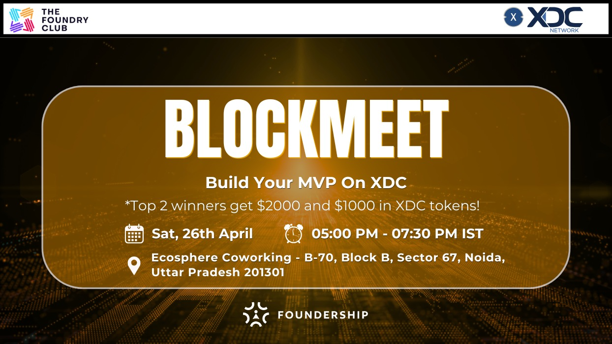 TFC Blockmeet Delhi - Build on XDC