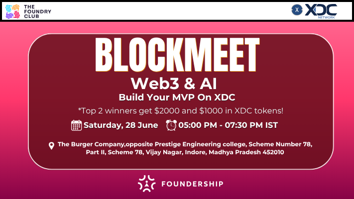 TFC Blockmeet Indore- Build on XDC