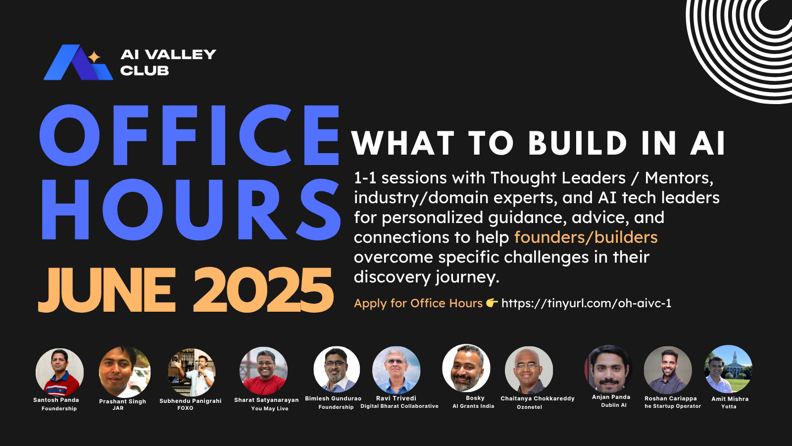 Office Hours June 2025 - AI VALLEY CLUB