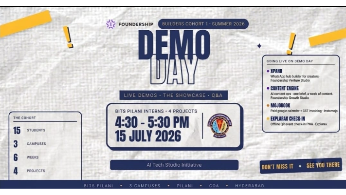 Foundership Builders Cohort — Demo Day